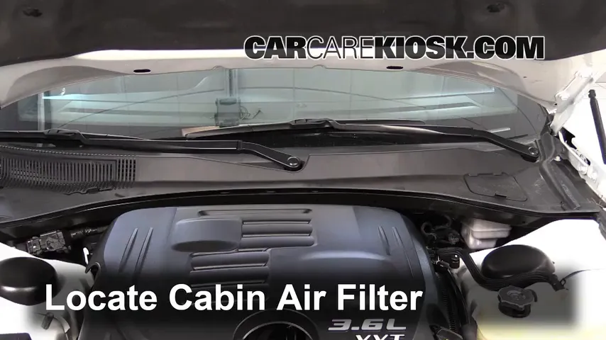 2013 Dodge Charger SE 3.6L V6 FlexFuel Air Filter (Cabin) Replace
